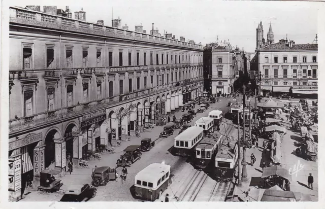 Carte Postale Ancienne Cpa Noir Et Blanc / Toulouse Place Du Capitole