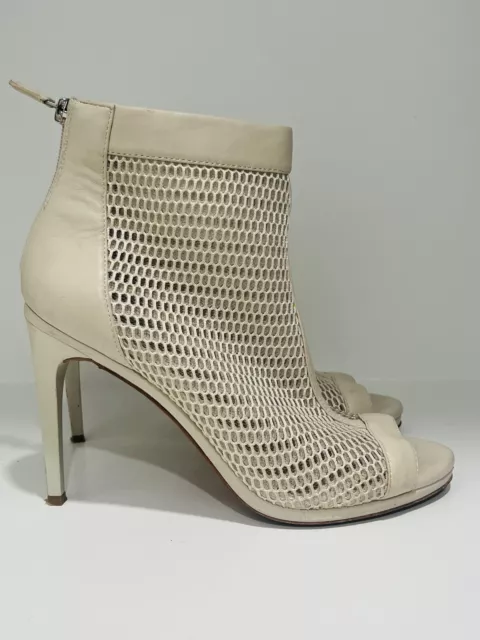 BCBGMAXAZRIA Open Toe Ankle Bootie Stiletto Boots Womens Size 8.5 Bcbg Maxazria