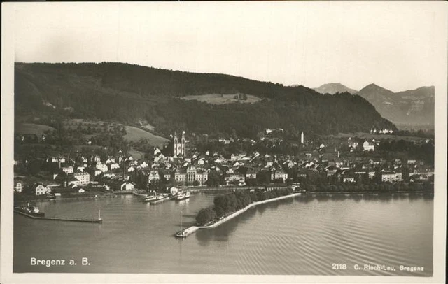 71339001 Bregenz Vorarlberg Teilansicht Blick vom Bodensee Bregenz