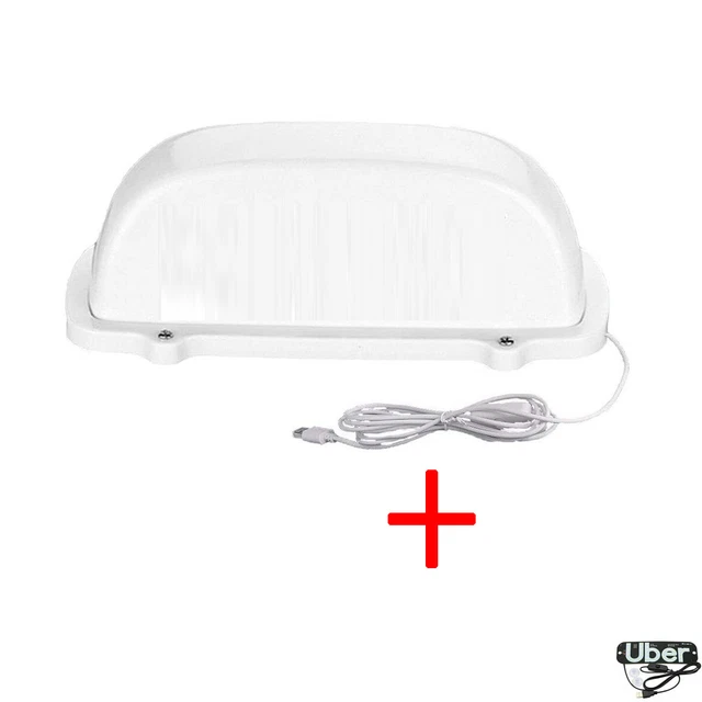 Taxi Dome Light White LED Taxi Top Light Roof Taxi Sign 5V with Magnetic Base