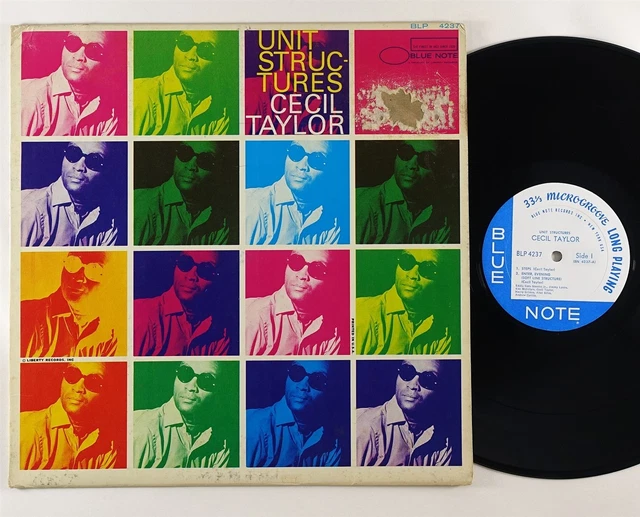 CECIL TAYLOR UNIT Structures LP BLUE NOTE Free Jazz Van