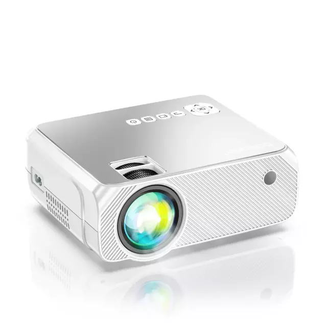 Bomaker Wi-Fi sin Hilos Mini LED Proyector GC355 Cine en Casa 1080P Ios /