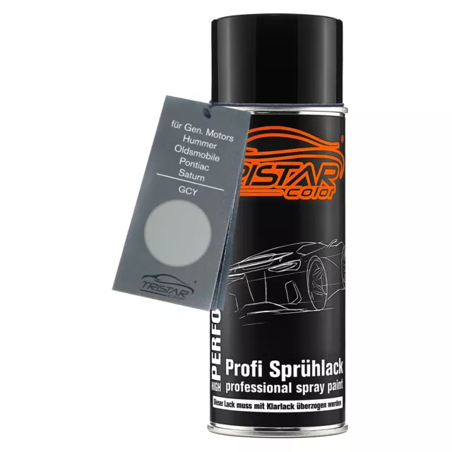 Autolack Spraydose für GM Hummer Pontiac Saturn GCY Poly Silver Metallic