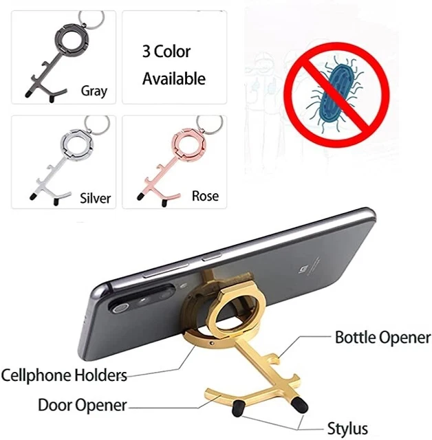 RRP£20 / 2pcs new uno home No-Touch-Door-Opener-Tool gift for him gadget