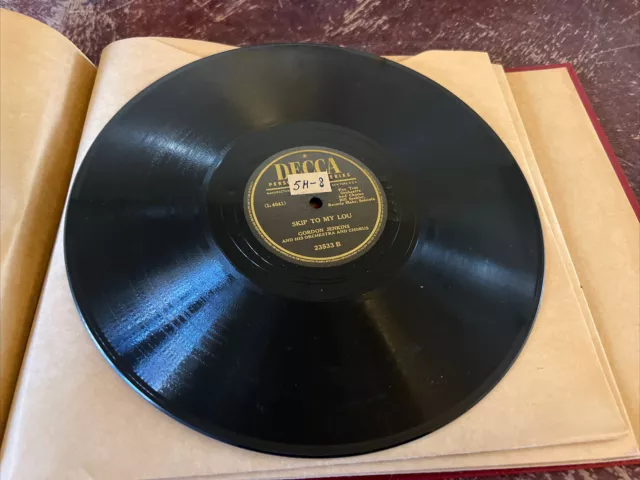 GORDON JENKINS - TEMPTATION / SKIP TO MY LOU - 10” Record Decca 23533