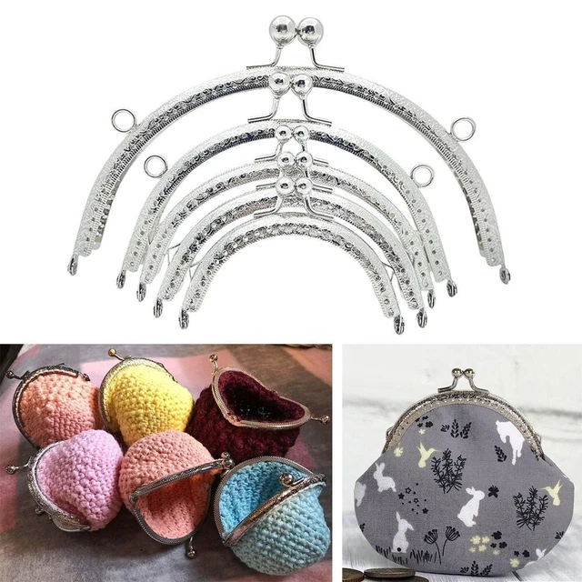 Purse Frame Clasp Bag Coin Kiss Making Metal Pearl Lock Clutch Clasps Diy  Head Handles Arch Craft Frames Accessories - Walmart.com