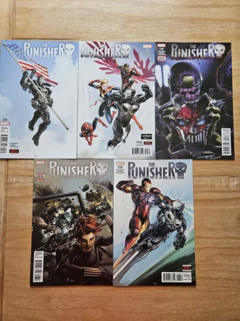 Marvel Comics - The Punisher #224-228 -  [Frank Castle as War Machine] Hot Books