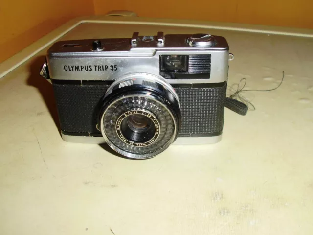 Fotocamera Vintage Olympus Trip 35 Pellicola Seriale N. 3525053 Buona