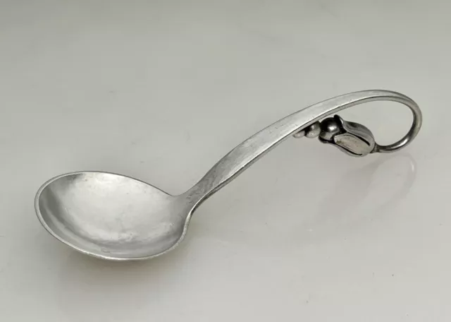 Orla Mogensen Sterling Denmark Hand Wrought Silver Blossom Spoon - 89745