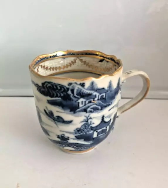A mid to late 18THC Century Chinese Export Porcelain Coffee Cup / Can