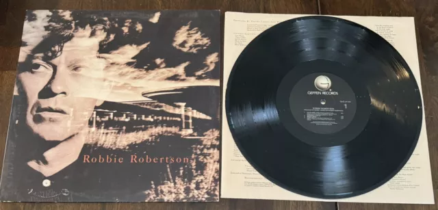 ROBBIE ROBERTSON - Self Titled Solo Album (Geffen) - 12" Vinyl Record LP - EX