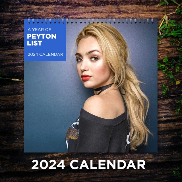 PEYTON LIST CALENDAR 2024, Peyton List 2024 Celebrity Wall Calendar 41