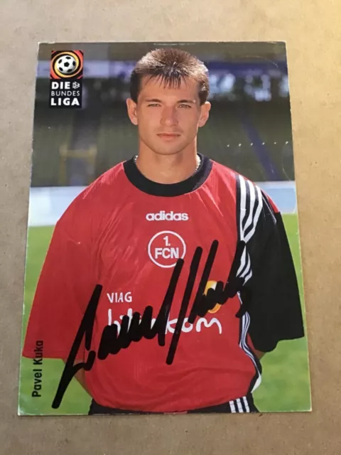 Pavel Kuka, Czech Republic 🇨🇿 1.FC Nürnberg 1998/99 hand signed