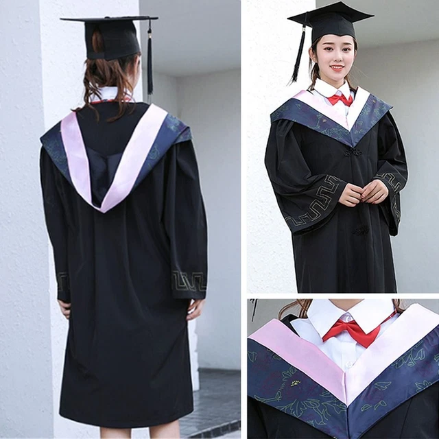 BLING REMOVABLE TASSEL Happy Graduation Mortarboard Hat Graduation Gown ...