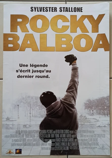 Affiche Motivation Rocky Balboa - Citation Inspirante Sport Boxe - Format A4 Sans Cadre - Papier Photo Qualité