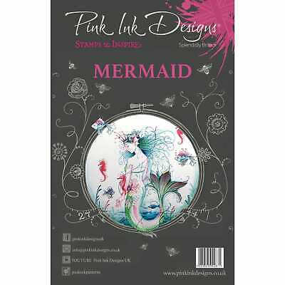Pink Ink Designs Mermaid Nautical Series Clear stamp 8 Set