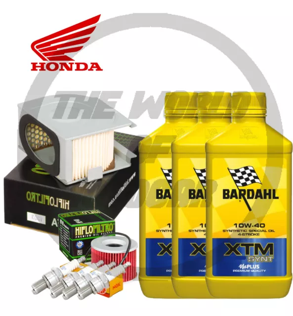 Tagliando Honda CB 350 Four 1973/1974 Bardahl XTM 10W40 filtro olio aria candele