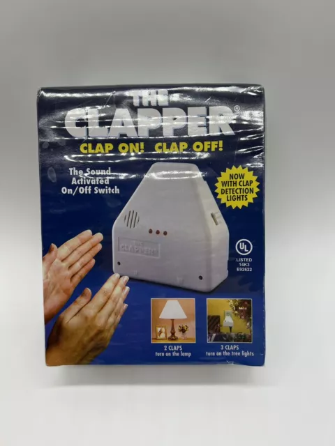 Practical White 120V The Clapper Sound Activated Clap On/Off