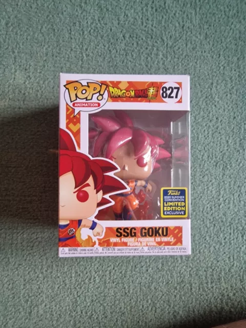 Funko Pop! Dragon Ball Super SSG Goku SDCC 2020 Édition Limitée