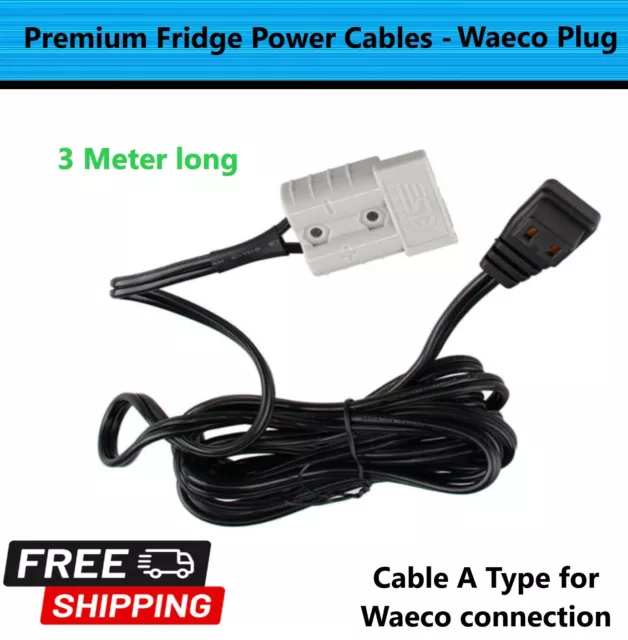 12V 10Amps 16AWG Cable Cord Lead with Anderson style Plug to Fit WAECO Fridge AU