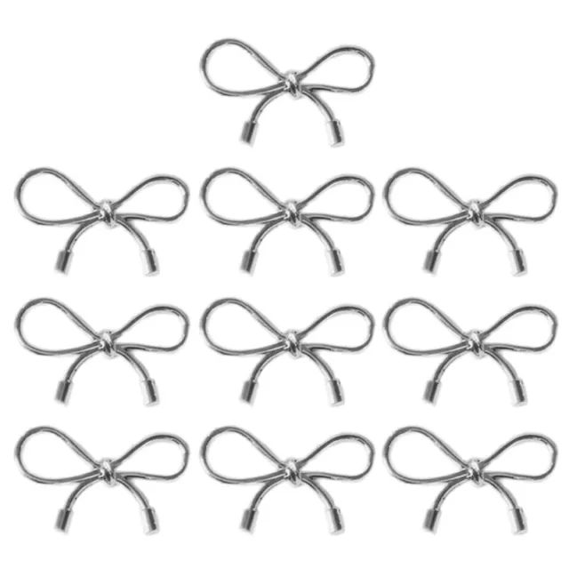 10/5pcs Beautiful Metallic Bowknot Jewelry Accessory Fashionable Women s Jewelry