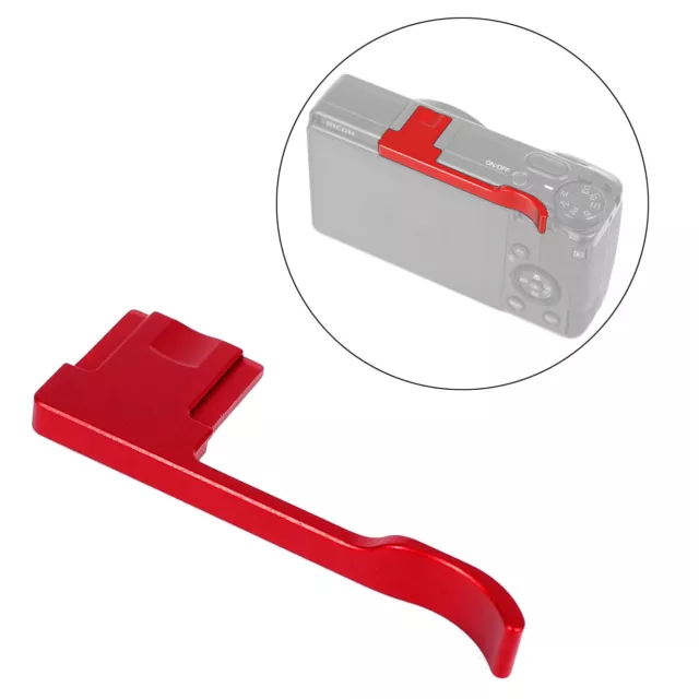 Red Camera Thumb Grip Aluminium Alloy Finger Handle For Ricoh GR3 GR III