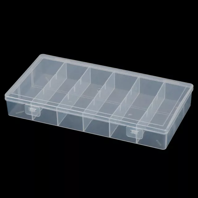 6 Grids Compartment Plastic Storage Box Practical Toolbox Organizer Container