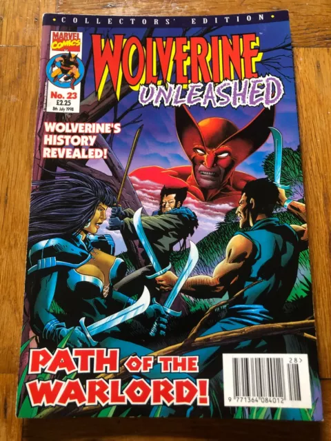 Wolverine Unleashed Vol.1 # 23 - 8th July 1998 - UK Printing