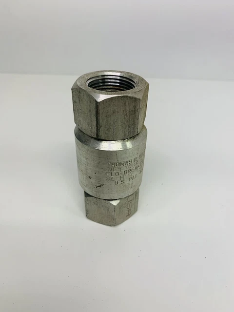 Thomas Wilson 1052-1030 Pneumatic Flo-Breaker Check Valve 3/4"NPT 90PSI