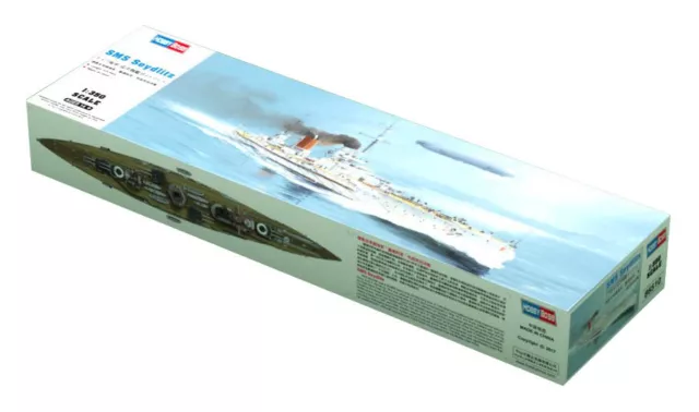 Hobby Boss 3486510 Kreuzer SMS Seydlitz 1:350 Schiff Modellbau Bausatz Modell