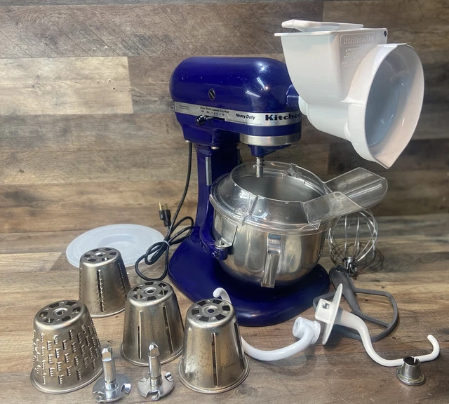 VINTAGE KITCHENAID INC 325W Stand Mixer K5SS Blue Heavy Duty Bowl