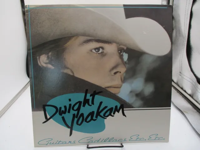 Dwight Yoakam Guitars, Cadillacs, Etc., Etc. LP Record  1986 Ultrasonic Clean NM