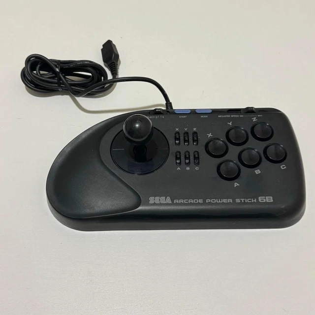 SEGA ARCADE POWER Stick 6B SJ-6000 Controller Mega Drive
