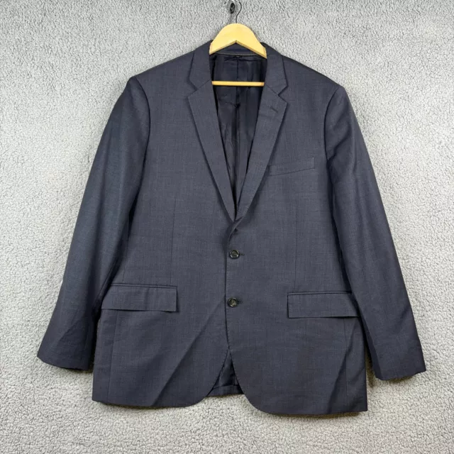 J. Crew Blazer Mens Size 46R Charcoal Gray 100% Wool Tollegno Ludlow Classic