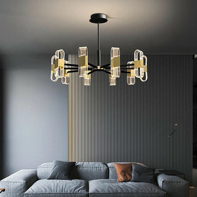 LED Ceiling Lights Kitchen Pendant Light 3 Color Light  Bar Chandelier Lighting
