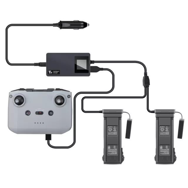 Accesorios para cargador de coche dron con pantalla digital DJI Mavic3