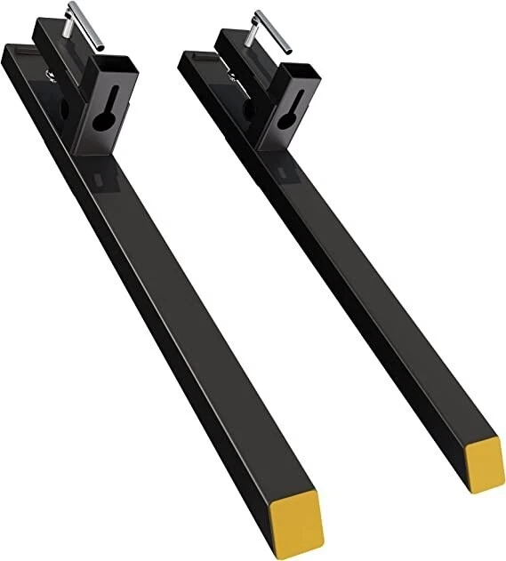 YITAMOTOR 60" 4000LBS Clamp on Pallet Forks Heavy Duty Forks for Tractor Loader
