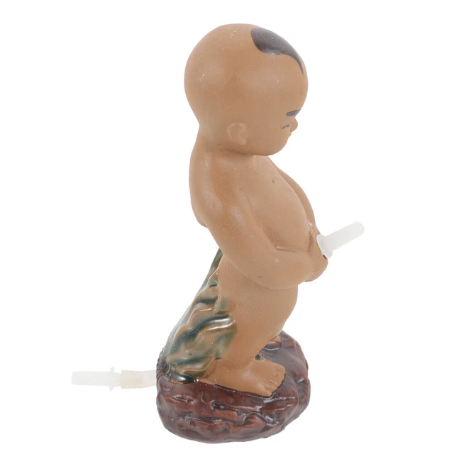 1 Set of Waterfall Pee Boy Decorative Pee Boy Ceramic Fountain Pee Boy Fountain