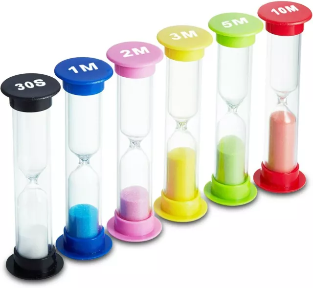 Sand Timer for Kids-Colorful and Attractive-Easy to Operate Visual Tool for Kids