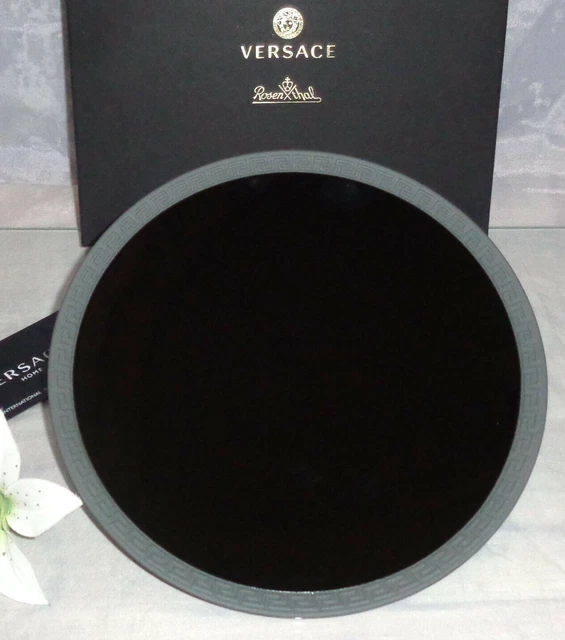 Rosenthal Versace La Medusa Black schwarz Frühstücksteller 22 cm Neu &Ovp Teller