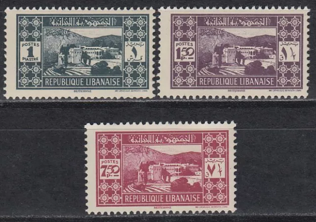 Libanon Lebanon 1939 ** Mi.250/52 Freimarken Definitives