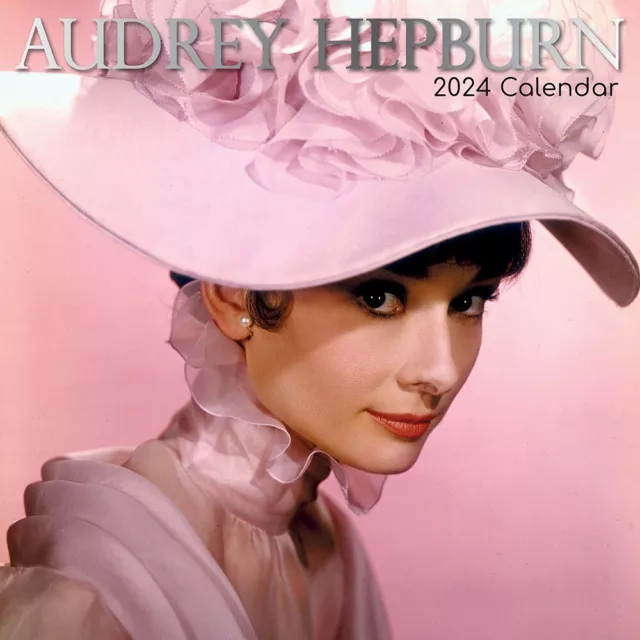 2024 CALENDAR AUDREY Hepburn Square Wall 16 Month Calendars Home