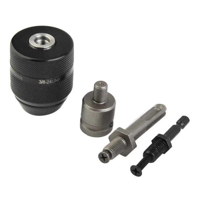 Trapano Mandrino Sds Plus Adattatore 4pcs Accessori Parti Set Presa Quadrato