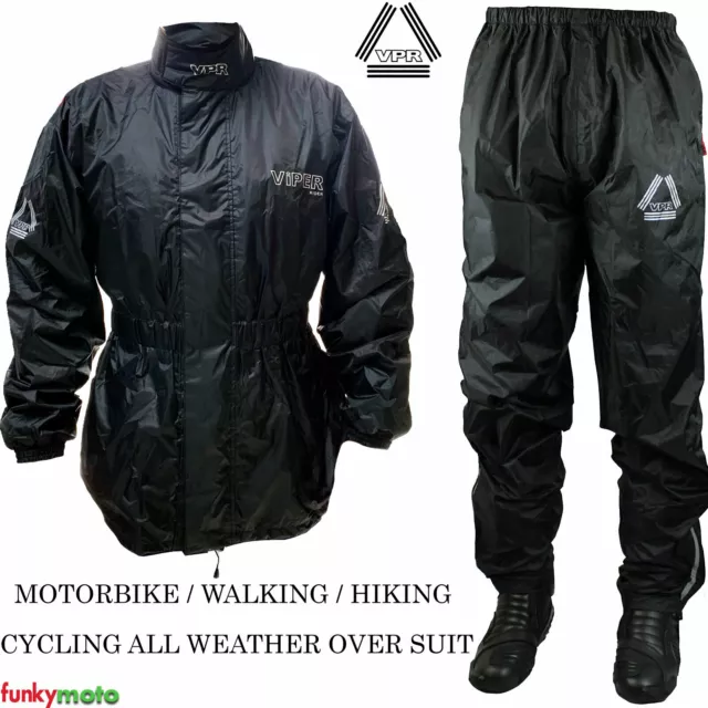 Tuta da adulto in moto impermeabile antivento 2 pezzi sopra giacca e pantaloni
