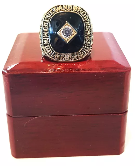 CLEVELAND BROWNS - NFL Superbowl Championship ring 1950 with box