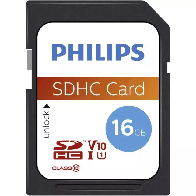 Philips FM16SD45B/00 Carte SDHC 16 GB Class 10