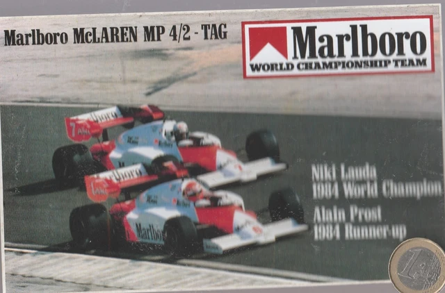 Autocollant Vintage Marlboro Championnat Voiture De Production Rouen 1983