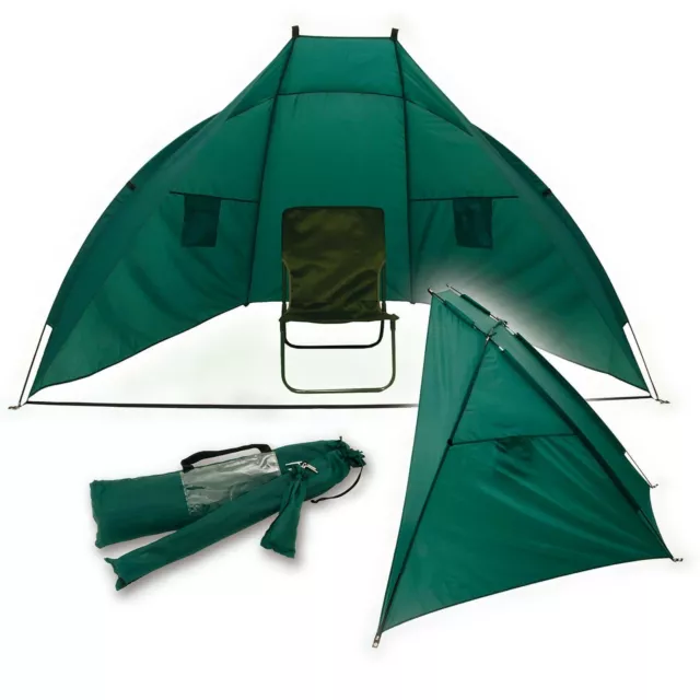 BEHR PROTEZIONE DALLE intemperie tenda da pesca tenda da spiaggia - Eco  Shelter 240x140x130 cm nero EUR 27,98 - PicClick IT