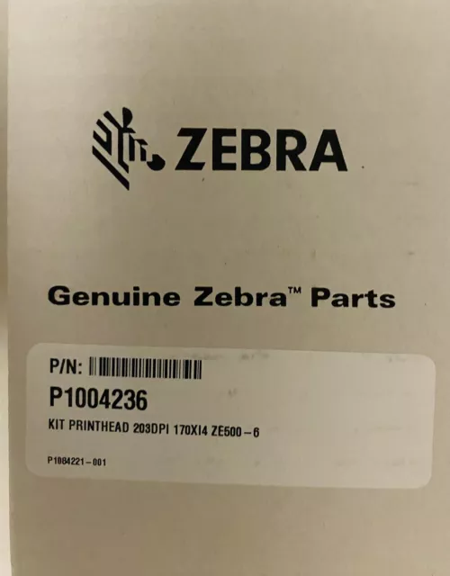 P1004236 New Printhead for Zebra ZE500-6 Thermal Label Printer 203dpi Genuine