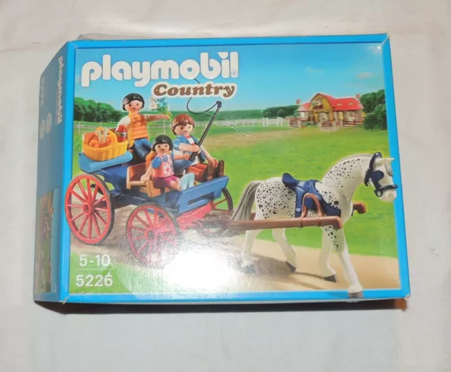 Playmobil Country 5226 Ausflug mit Kutsche komplett und in OVP Reiterhof Bauernh